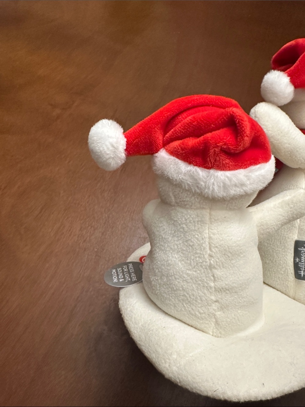 2025 Hallmark Light Sound Motion Roasting Marshmallows Snowmen Plush Holiday - Picture 9 of 10